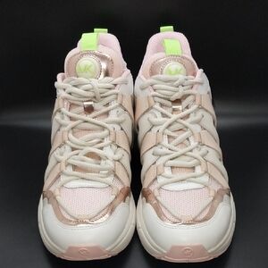 Michael Kors Blush and Cream Sneakers